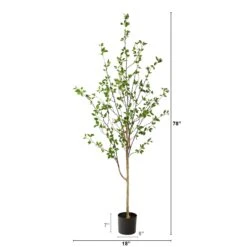 6.5' Minimalist Citrus Tree -Artificial Trees Store artificial 65 minimalist citrus artificial tree nearly natural 660340