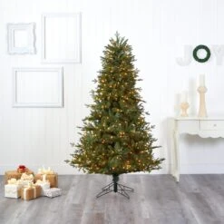 6.5' New Hampshire Spruce Artificial Christmas Tree With 500 Warm White Lights And 1074 Bendable Branches -Artificial Trees Store artificial 65 new hampshire spruce artificial christmas tree with 500 warm white lights and 1074 bendable branches nearly natural 664705