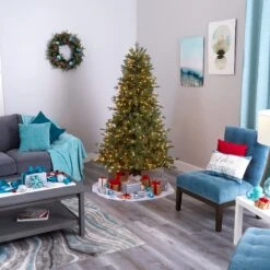 6.5' New Hampshire Spruce Artificial Christmas Tree With 500 Warm White Lights And 1074 Bendable Branches -Artificial Trees Store artificial 65 new hampshire spruce artificial christmas tree with 500 warm white lights and 1074 bendable branches nearly natural 839056