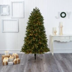 6.5' Oregon Fir Artificial Christmas Tree 16 6.5' Oregon Fir Artificial Christmas Tree -Artificial Trees Store artificial 65 oregon fir artificial christmas tree with 1350 warm white micro multifunction led lights with remote control instant connect technology and 1218 bendable br 117052