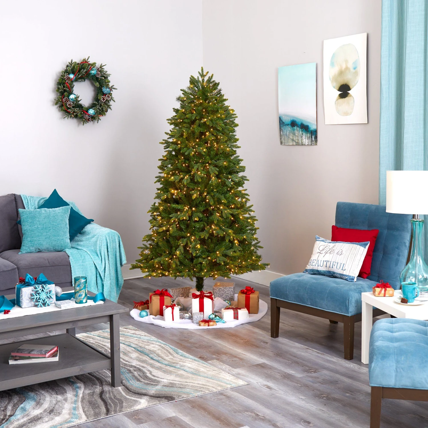 6.5' Oregon Fir Artificial Christmas Tree 9 6.5' Oregon Fir Artificial Christmas Tree - Image 9