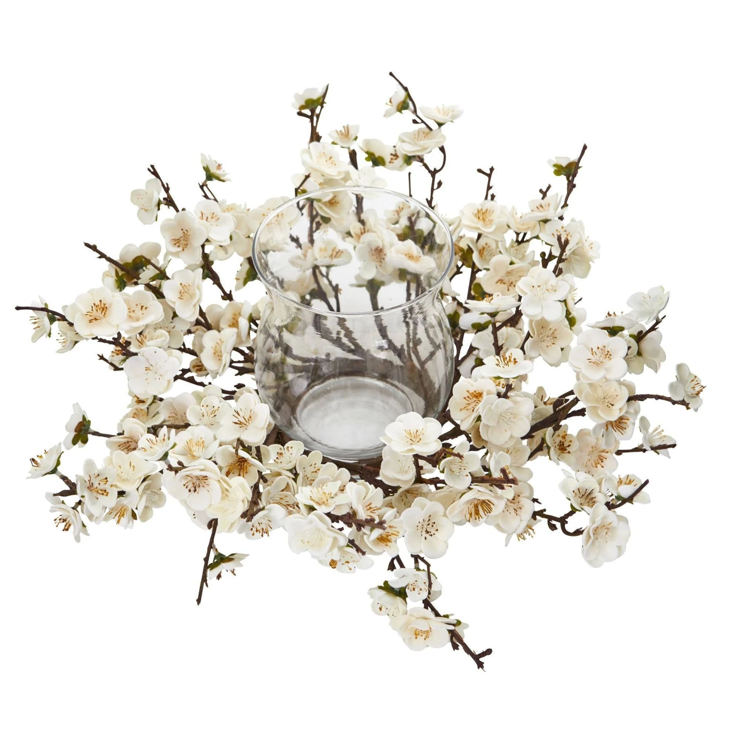6.5" Plum Blossom Candelabrum" 2 6.5" Plum Blossom Candelabrum" - Image 2