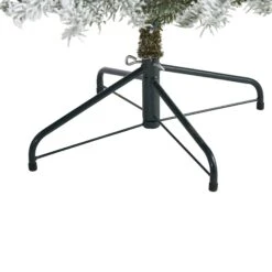 6.5’ Slim Flocked Nova Scotia Spruce Artificial Christmas Tree With 300 Warm White LED Lights And 699 Bendable Branches -Artificial Trees Store artificial 65 slim flocked nova scotia spruce artificial christmas tree with 300 warm white led lights and 69 nearly natural 346614