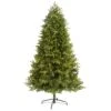 6.5’ Washington Fir Artificial Christmas Tree With 400 Clear Lights And 1110 Bendable Branches
