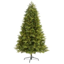 6.5’ Washington Fir Artificial Christmas Tree With 400 Clear Lights And 1110 Bendable Branches