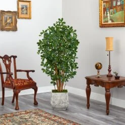 67” Black Olive Artificial Tree With 1365 Bendable Leaves In White Planter 7 67” Black Olive Artificial Tree With 1365 Bendable Leaves In White Planter -Artificial Trees Store artificial 67 black olive artificial tree with 1365 bendable leaves in white planter nearly natural 965502