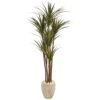 68” Giant Yucca Artificial Tree In Planter (Indoor/Outdoor)