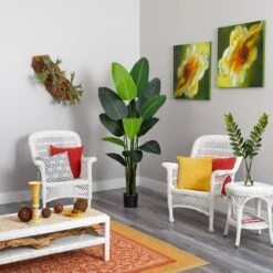 69” Traveler's Palm Artificial Tree 6 69” Traveler's Palm Artificial Tree -Artificial Trees Store artificial 69 travelers palm artificial tree nearly natural 779886