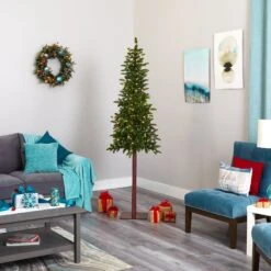 7’ Alaskan Alpine Artificial Christmas Tree With 150 Clear Microdot (Multifunction) LED Lights And 165 Bendable Branches 15 7’ Alaskan Alpine Artificial Christmas Tree With 150 Clear Microdot (Multifunction) LED Lights And 165 Bendable Branches -Artificial Trees Store artificial 7 alaskan alpine artificial christmas tree with 150 clear microdot multifunction led lights and 165 bendable branches nearly natural 628656