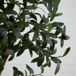 7’ Artificial Olive Tree -Artificial Trees Store artificial 7 artificial olive tree tree nearly natural 813983