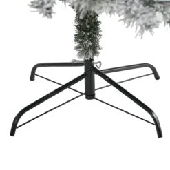 7' Flocked Rock Springs Spruce Artificial Christmas Tree With 800 Bendable Branches -Artificial Trees Store artificial 7 flocked rock springs spruce artificial christmas tree with 800 bendable branches nearly natural 933733