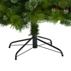 7’ Montana Mixed Pine Artificial Christmas Tree With Pine Cones, Berries And 500 Clear LED Lights 10 7’ Montana Mixed Pine Artificial Christmas Tree With Pine Cones, Berries And 500 Clear LED Lights -Artificial Trees Store artificial 7 montana mixed pine artificial christmas tree with pine cones berries and 500 clear led lights nearly natural 225315