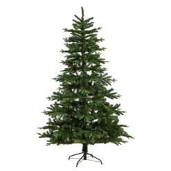 7’ Montreal Spruce Christmas Tree With 650 Warm White LED Lights And 1575 Bendable Branches -Artificial Trees Store artificial 7 montreal spruce christmas tree with 650 warm white led lights and 1575 bendable branches nearly natural 116822