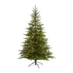 7’ North Carolina Spruce Artificial Christmas Tree With 931 Bendable Branches