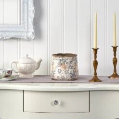 7” Tuscan Ceramic Gray Scroll Planter 5 7” Tuscan Ceramic Gray Scroll Planter -Artificial Trees Store artificial 7 tuscan ceramic gray scroll planter nearly natural 684372