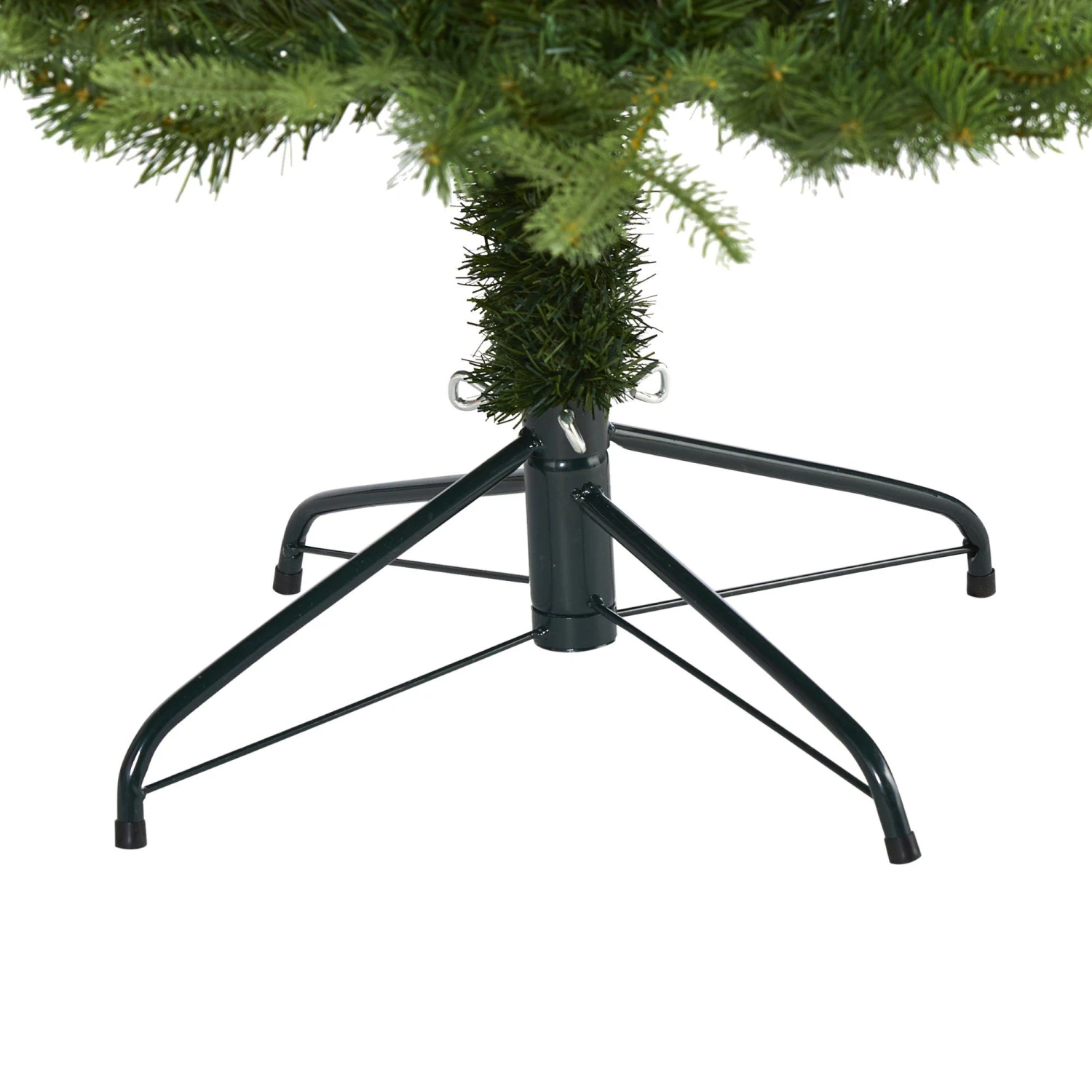 7’ Wellington Spruce “Natural Look” Artificial Christmas Tree With 400 Clear LED Lights And Pine Cones 4 7’ Wellington Spruce “Natural Look” Artificial Christmas Tree With 400 Clear LED Lights And Pine Cones - Image 4