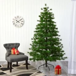 7’ Yukon Mixed Pine Artificial Christmas Tree With 1104 Bendable Branches -Artificial Trees Store artificial 7 yukon mixed pine artificial christmas tree with 1104 bendable branches nearly natural 316345