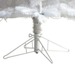 7.5' Candle Lit White Artificial Christmas Tree With 900 LED “Candle Lights” And 1703 Bendable Branches -Artificial Trees Store artificial 75 candle lit white artificial christmas tree with 900 led candle lights and 1703 bendable branches nearly natural 720276