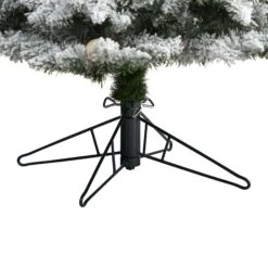 7.5' Flocked British Columbia Mountain Fir Artificial Christmas Tree With 95 Multi Color Globe Bulbs And 1113 Branches -Artificial Trees Store artificial 75 flocked british columbia mountain fir tree with 95 multi color globe bulbs and 1113 branches nearly natural 638319