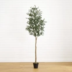 8’ Artificial Olive Tree -Artificial Trees Store artificial 8 artificial olive tree tree nearly natural 289938