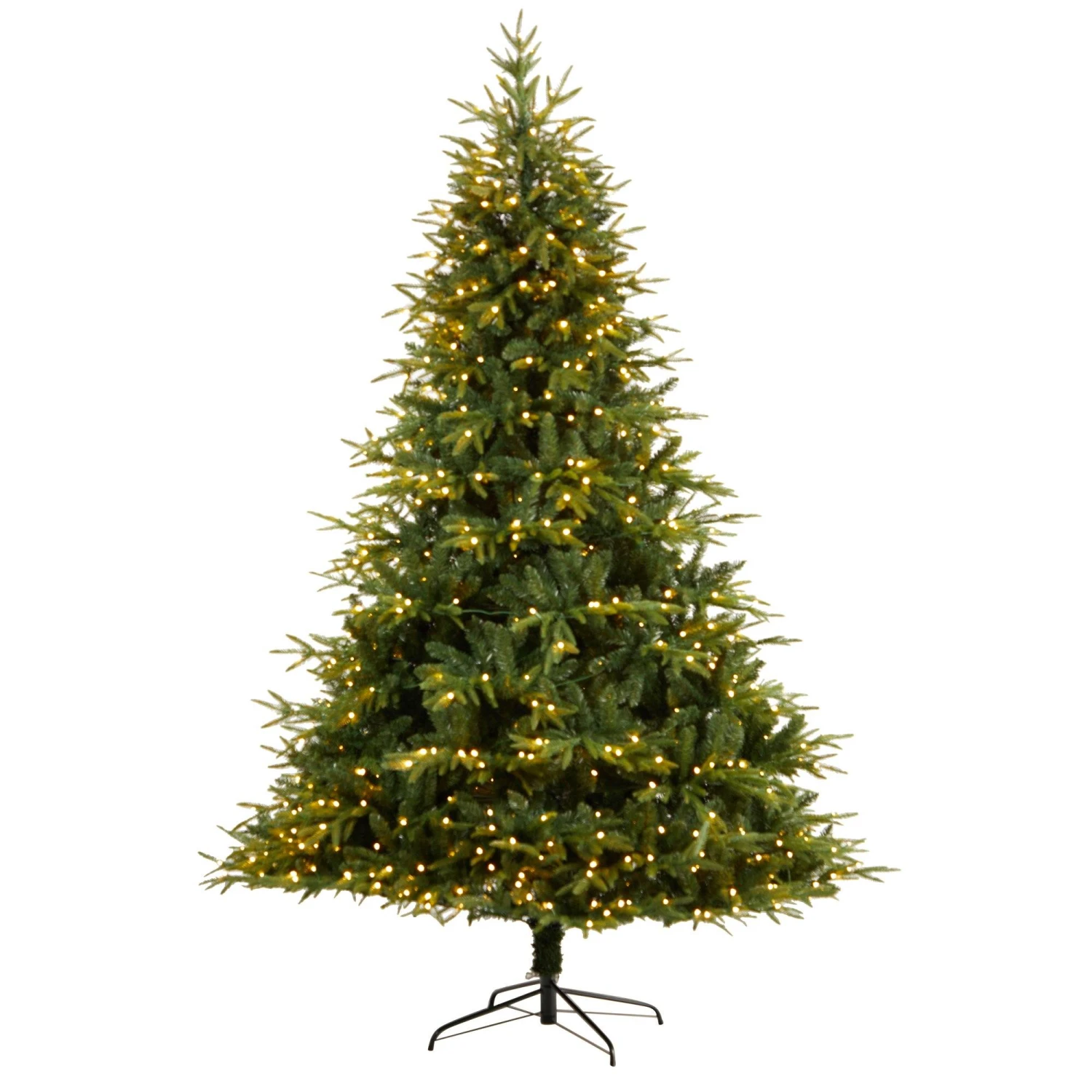 8’ Colorado Mountain Fir “Natural Look” Tree With 700 Multi LED Lights And 3560 Bendable Branches 1 8’ Colorado Mountain Fir “Natural Look” Tree With 700 Multi LED Lights And 3560 Bendable Branches