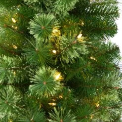 8' Green Pencil Christmas Tree With 200 Clear (Multifunction) LED Lights And 402 Bendable Branches 11 8' Green Pencil Christmas Tree With 200 Clear (Multifunction) LED Lights And 402 Bendable Branches -Artificial Trees Store artificial 8 green pencil christmas tree with 200 clear multifunction led lights and 402 bendable branches nearly natural 766413