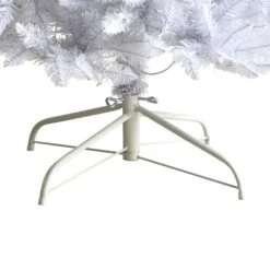 8’ Slim White Artificial Christmas Tree With 400 Warm White LED Lights And 1348 Bendable Branches 13 8’ Slim White Artificial Christmas Tree With 400 Warm White LED Lights And 1348 Bendable Branches -Artificial Trees Store artificial 8 slim white artificial christmas tree with 400 warm white led lights and 1348 bendable branches nearly natural 285910