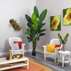 8’ Traveler's Palm Artificial Tree -Artificial Trees Store artificial 8 travelers palm artificial tree nearly natural 995800