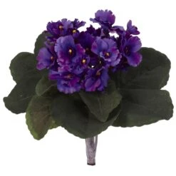 9” African Violet Artificial Plant (Set Of 6)