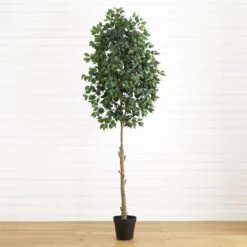 9’ Artificial Ficus Tree -Artificial Trees Store artificial 9 artificial ficus tree tree nearly natural 185499