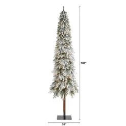 9’ Flocked Grand Alpine Artificial Christmas Tree With 600 Lights And 1183 Branches On Natural Trunk 11 9’ Flocked Grand Alpine Artificial Christmas Tree With 600 Lights And 1183 Branches On Natural Trunk -Artificial Trees Store artificial 9 flocked grand alpine artificial christmas tree with 600 lights and 1183 branches on natural trunk nearly natural 281104