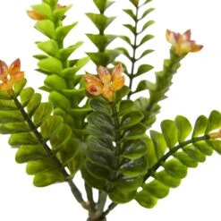 9” Flowering Sedum Artificial Plant (Set Of 6) -Artificial Trees Store artificial 9 flowering sedum artificial plant set of 6 nearly natural 283663