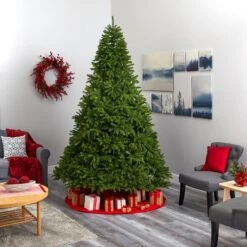 9’ Sierra Spruce “Natural Look” Artificial Christmas Tree With 1000 Clear LED Lights And 4443 Tips -Artificial Trees Store artificial 9 sierra spruce natural look artificial christmas tree with 1000 clear led lights and 4443 tips nearly natural 454333