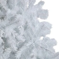 9' White Artificial Christmas Tree With 1860 Bendable Branches And 650 LED Lights -Artificial Trees Store artificial 9 white artificial christmas tree with 1860 bendable branches and 650 led lights nearly natural 439129