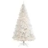 9' White Artificial Christmas Tree With 1860 Bendable Branches And 650 LED Lights
