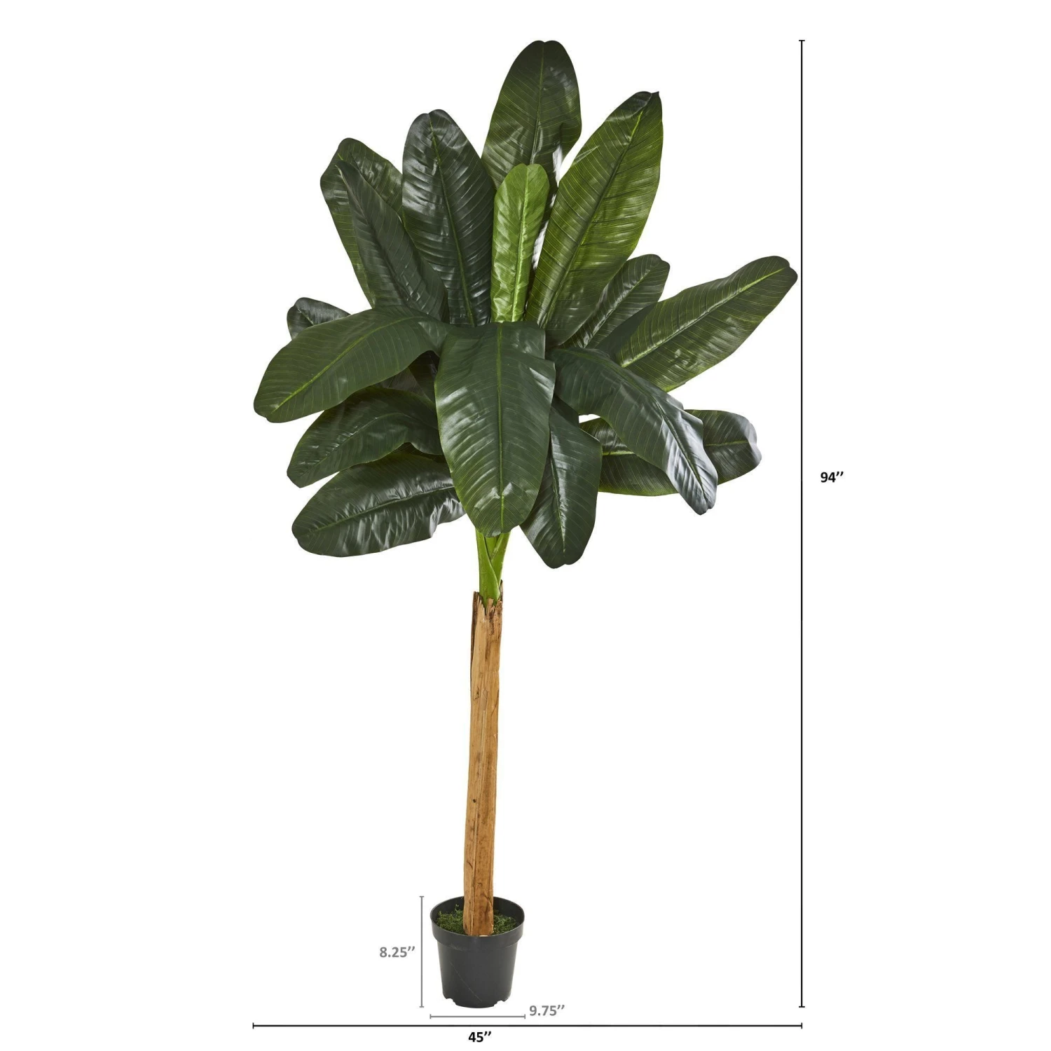 94” Banana Artificial Tree 2 94” Banana Artificial Tree - Image 2