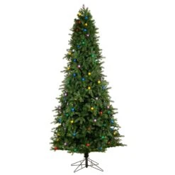 9.5' Montana Mountain Fir Artificial Christmas Tree -Artificial Trees Store artificial 95 montana mountain fir tree with 1150 multi color led lights and instant connect technology nearly natural 385039