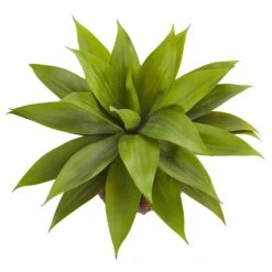 Agave Succulent In Weave Planter -Artificial Trees Store artificial agave succulent in weave planter nearly natural 638864