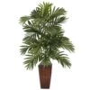 Areca Palm W/Bamboo Vase Silk Plant