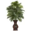 Areca Palm W/Urn Silk Plant