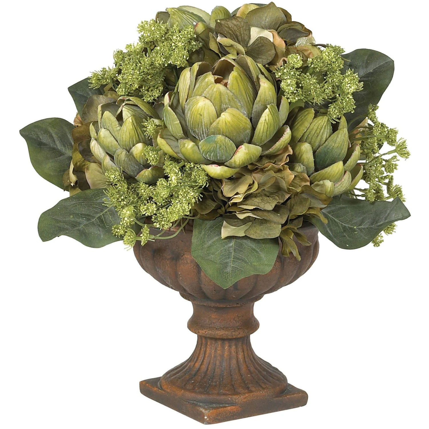 Artichoke Centerpiece Silk Flower Arrangement 1 Artichoke Centerpiece Silk Flower Arrangement
