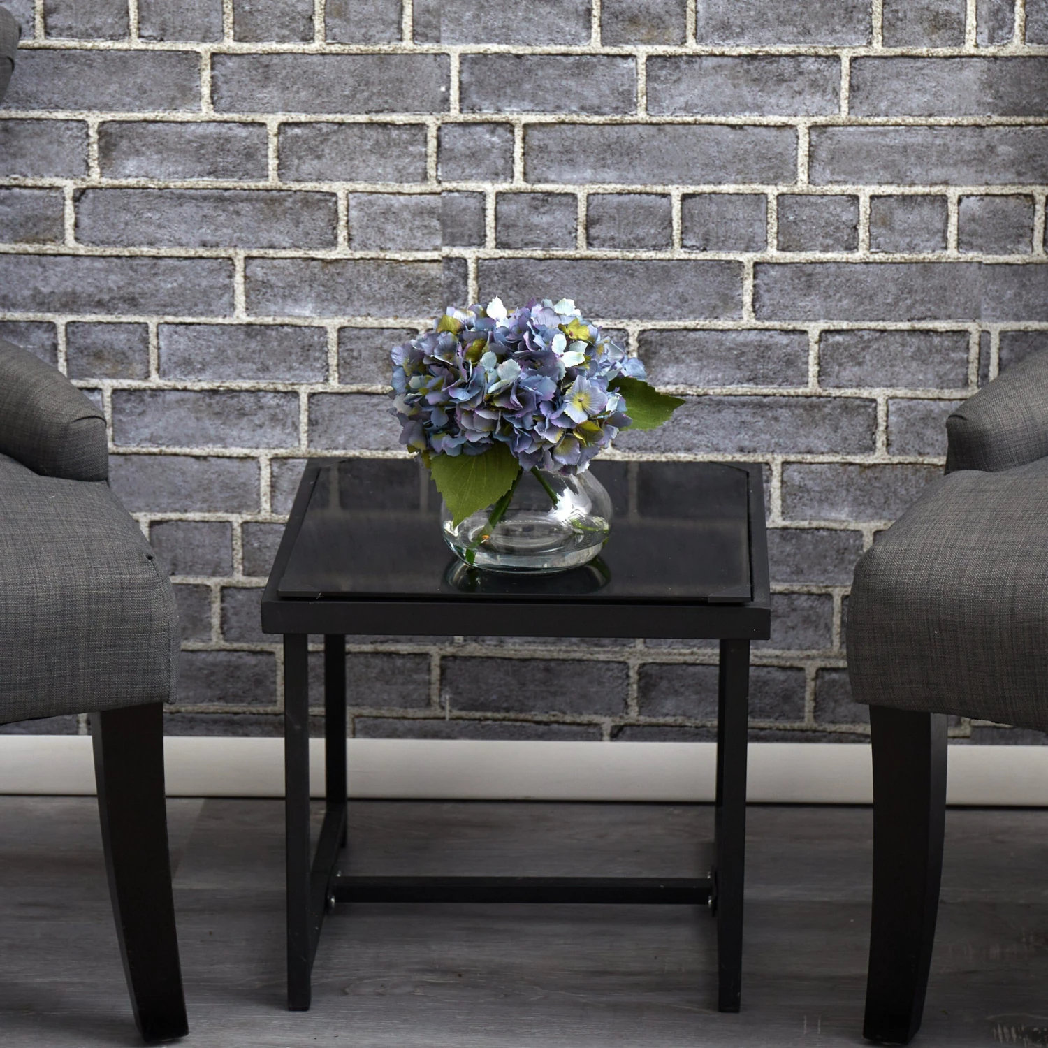 Artificial Blooming Hydrangea In Vase 5 Artificial Blooming Hydrangea In Vase - Image 5