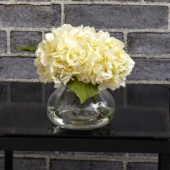 Artificial Blooming Hydrangea In Vase 15 Artificial Blooming Hydrangea In Vase -Artificial Trees Store artificial artificial blooming hydrangea in vase nearly natural 764148