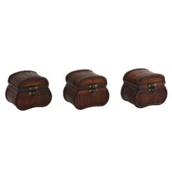 Bamboo Chests (Set Of 3)