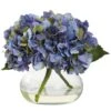 Artificial Blooming Hydrangea In Vase