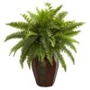 Boston Fern Artificial Plant In Decorative Planter