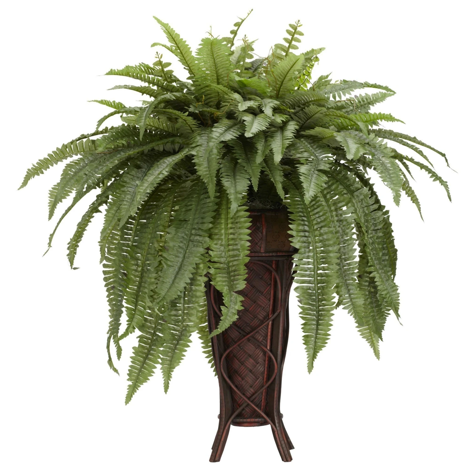 Boston Fern W/Stand Silk Plant 2 Boston Fern W/Stand Silk Plant - Image 2