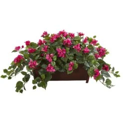 Bougainvillea Artificial Plant In Decorative Planter