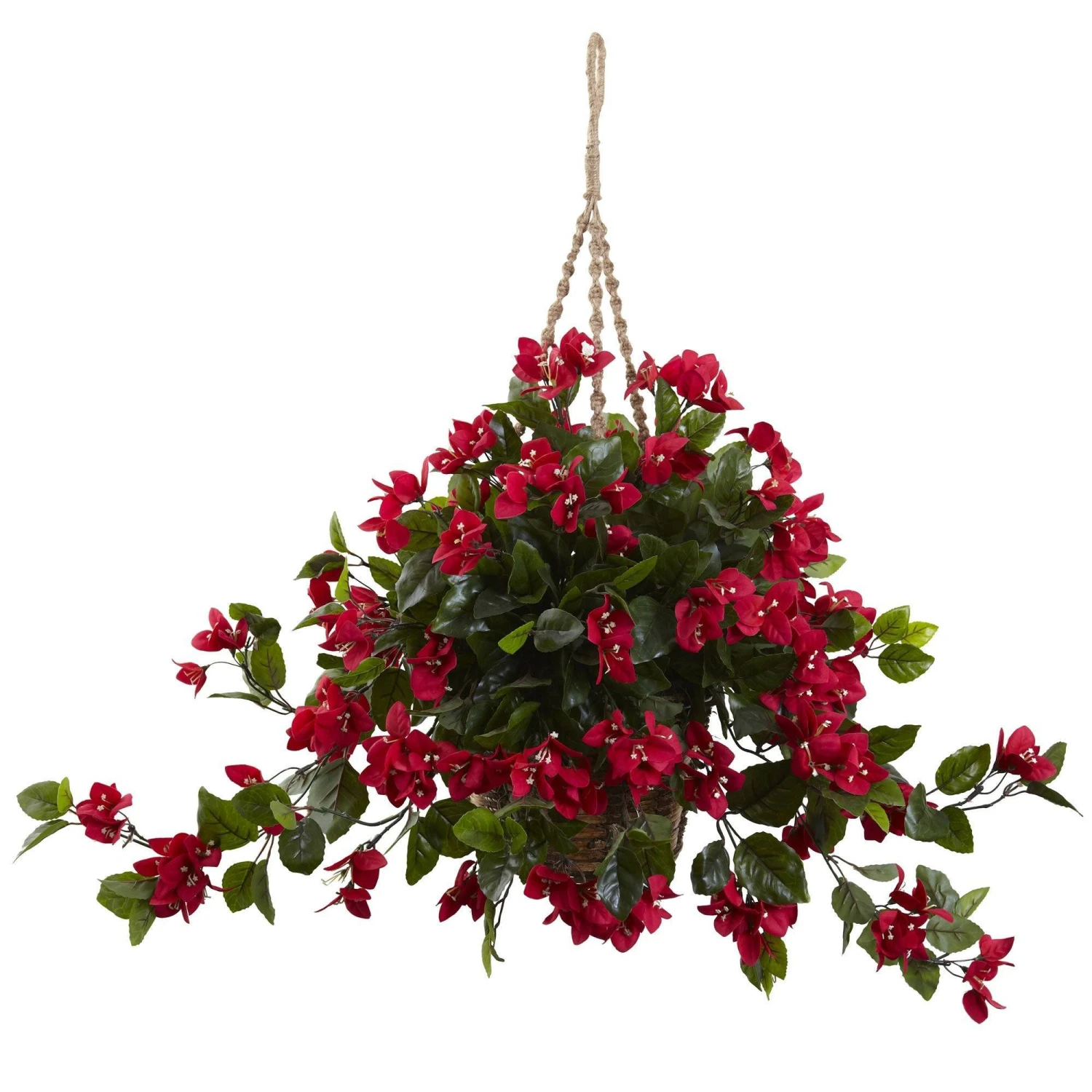 Artificial Bougainvillea Hanging Basket UV Resistant (Indoor/Outdoor) 1 Artificial Bougainvillea Hanging Basket UV Resistant (Indoor/Outdoor)