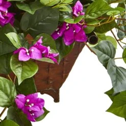 Bougainvillea In Metal Planter 9 Bougainvillea In Metal Planter -Artificial Trees Store artificial bougainvillea in metal planter nearly natural 795741